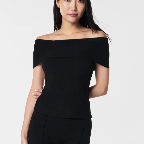 SPANX® Stretch RibOff-The-Shoulder Top - Picture 9 of 10